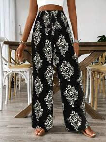 Comfortable High-quality Breathable Womens Straight-leg Trousers