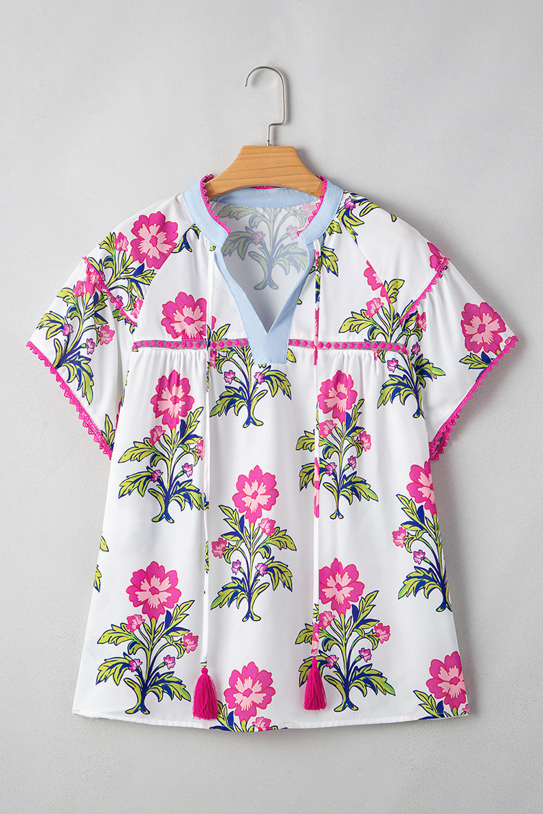 Fashionable All-match Printed Top For Women