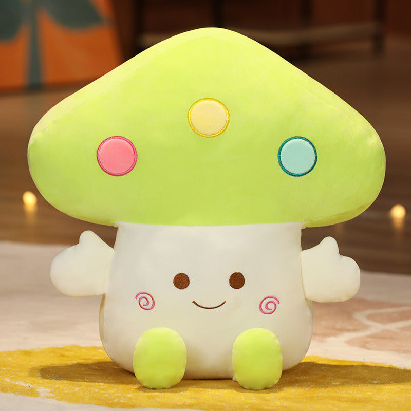 Colorful Mushroom Hand Warmer Pillow Home Sofa Cushion