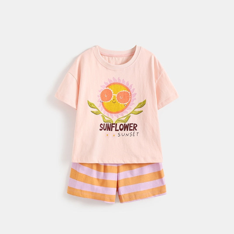 Summer New Style Girls' Pajama Set