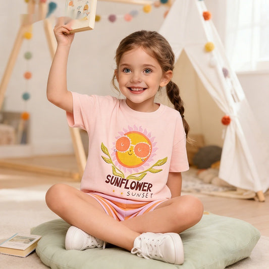 Summer New Style Girls' Pajama Set