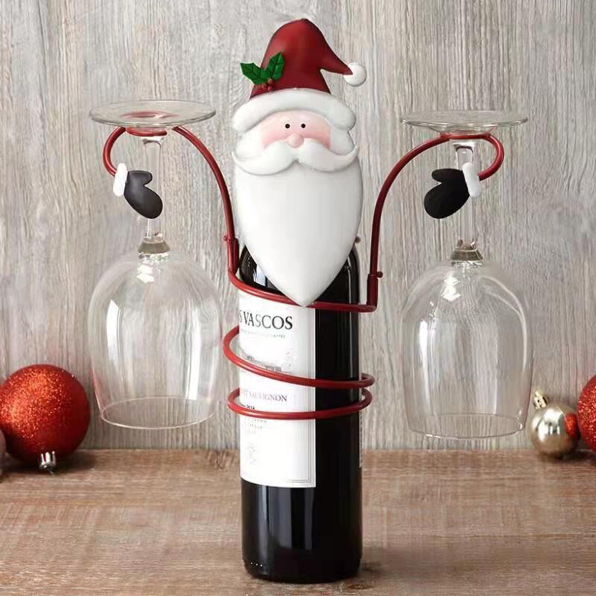 Christmas Wine Glass Tabletop Decoration Crafts