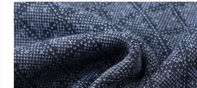 Sweater Men's Round Neck Warmer With Velvet And Thick