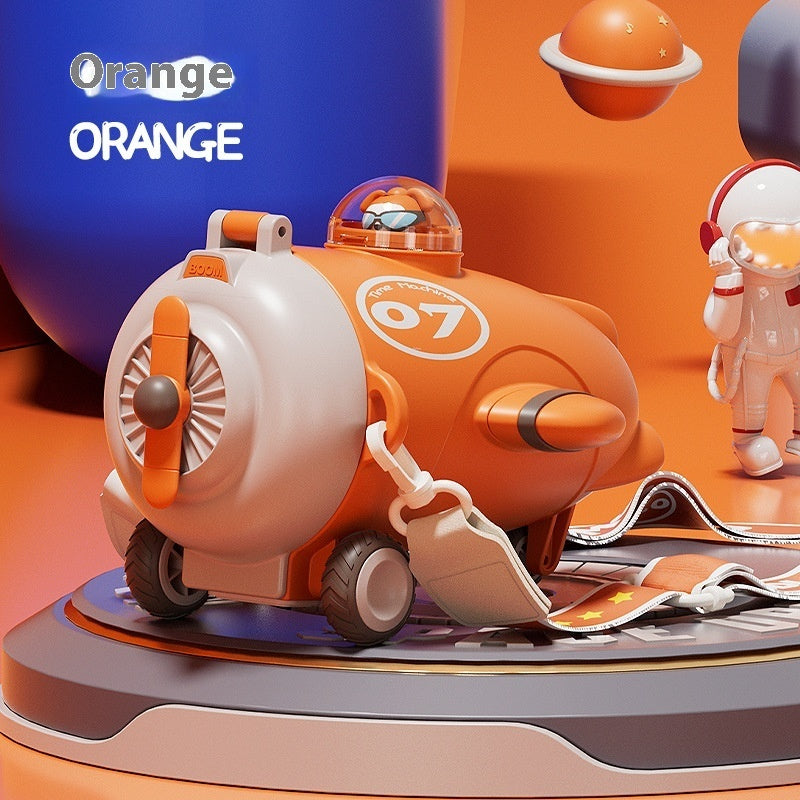 Cups Summer Good-looking Bus Car Straw With Pulley Kettle