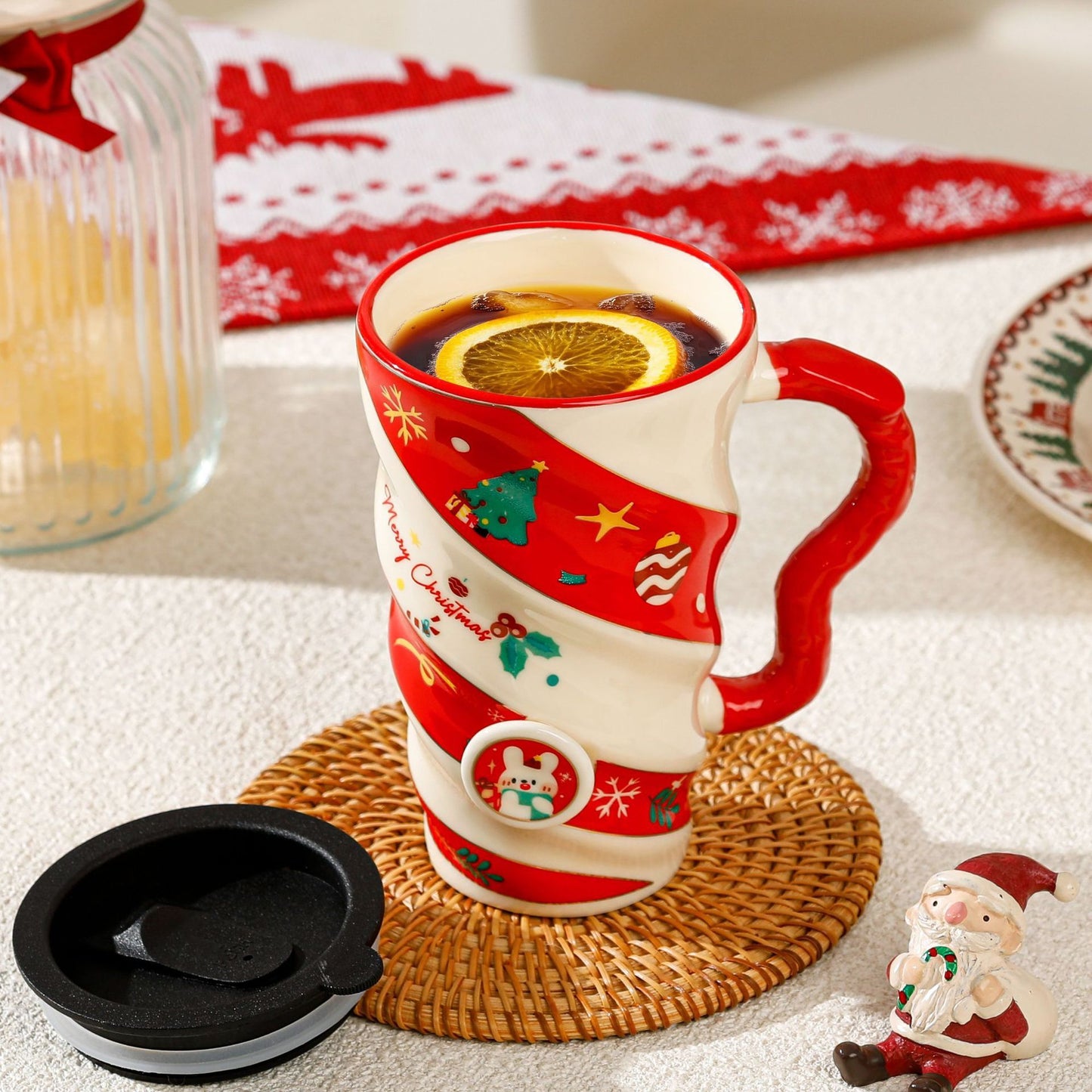 Christmas Couple Ceramic Mug Household