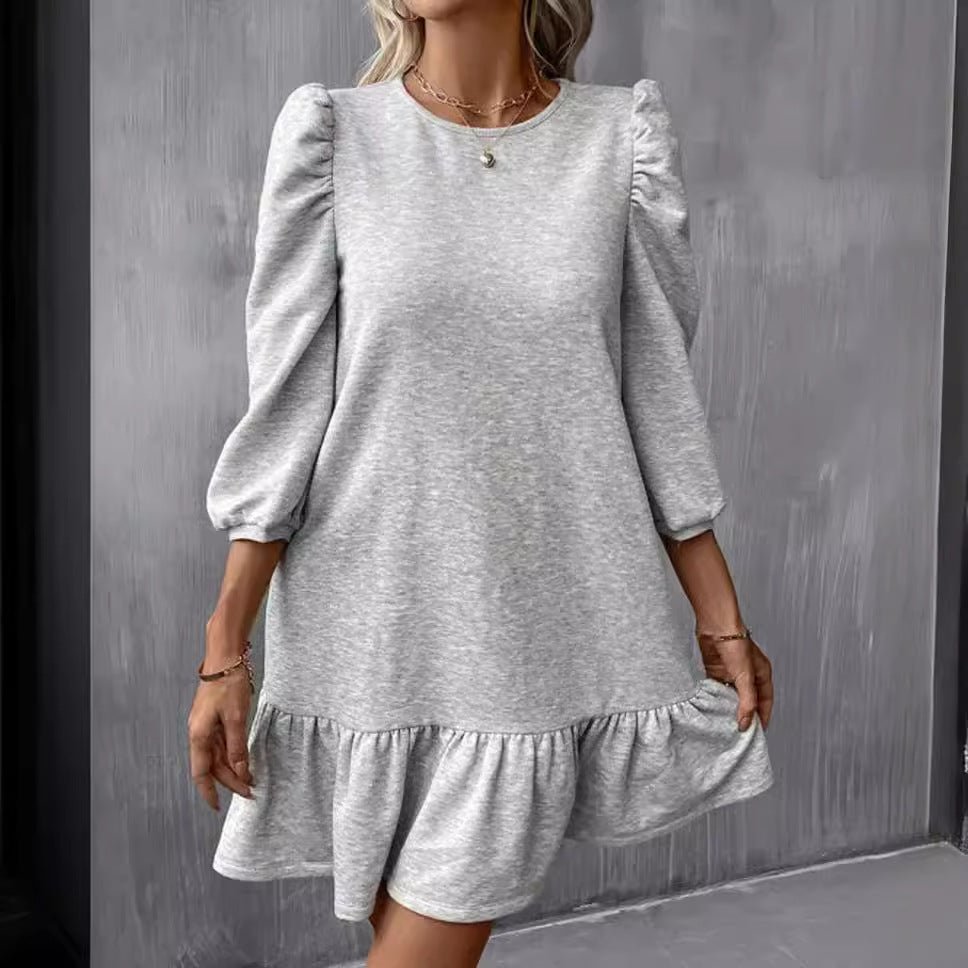 European And American Women's Long Sleeve T-shirt Long Knitwear