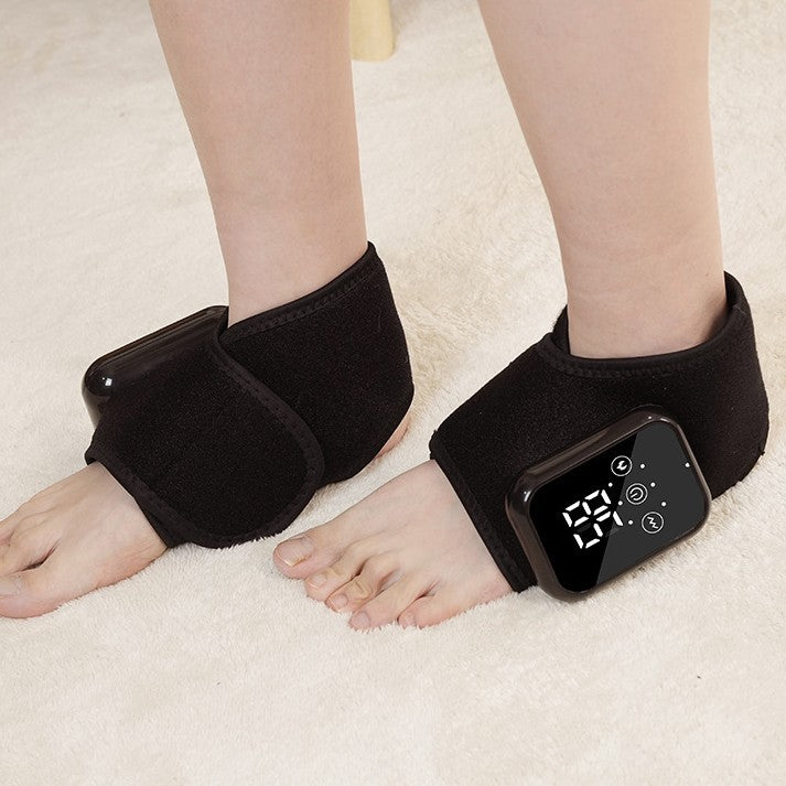 Electric Heating Ankle Massage Belt Protection Warm Hot Compress Ankle Heel Ankle Joint Massage Cordless Design Electric Hot Compress Massage