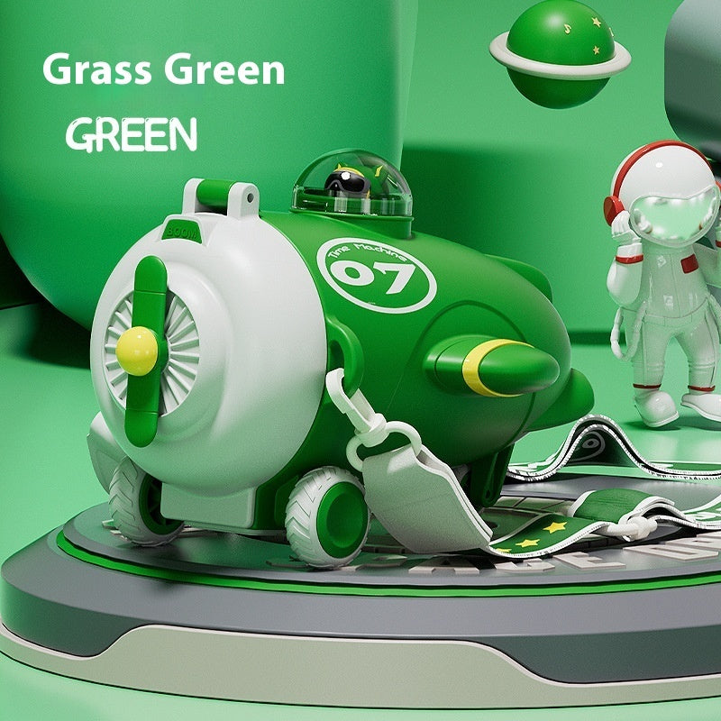 Cups Summer Good-looking Bus Car Straw With Pulley Kettle