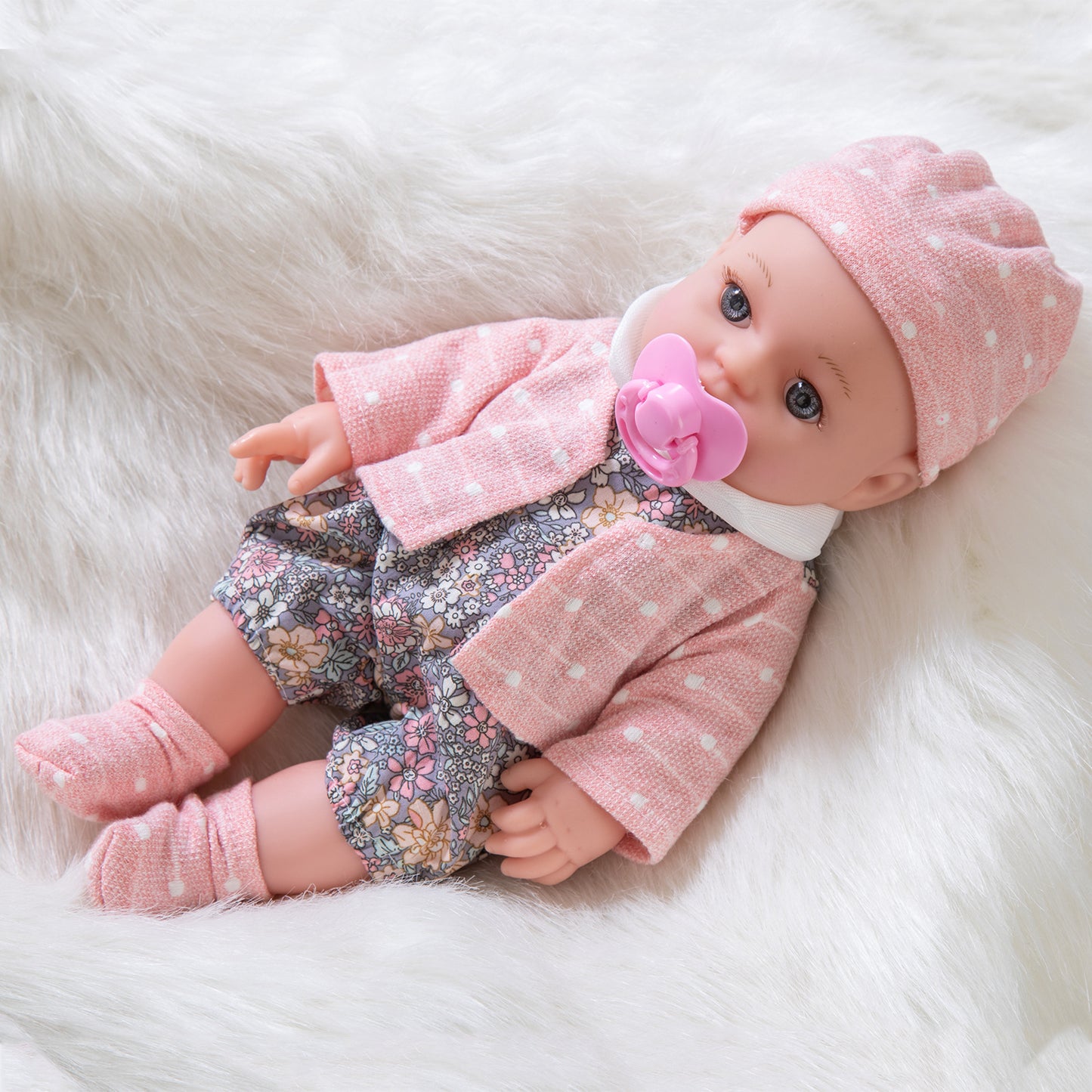 Fashion Baby Doll Full Vinyl Can Be Changed Doll Clothes Suit