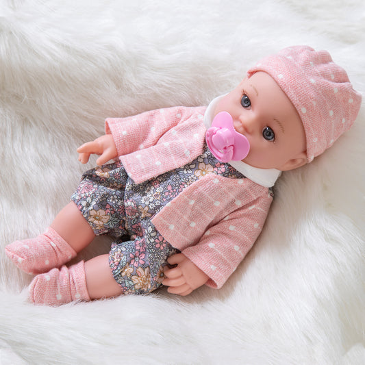 Fashion Baby Doll Full Vinyl Can Be Changed Doll Clothes Suit