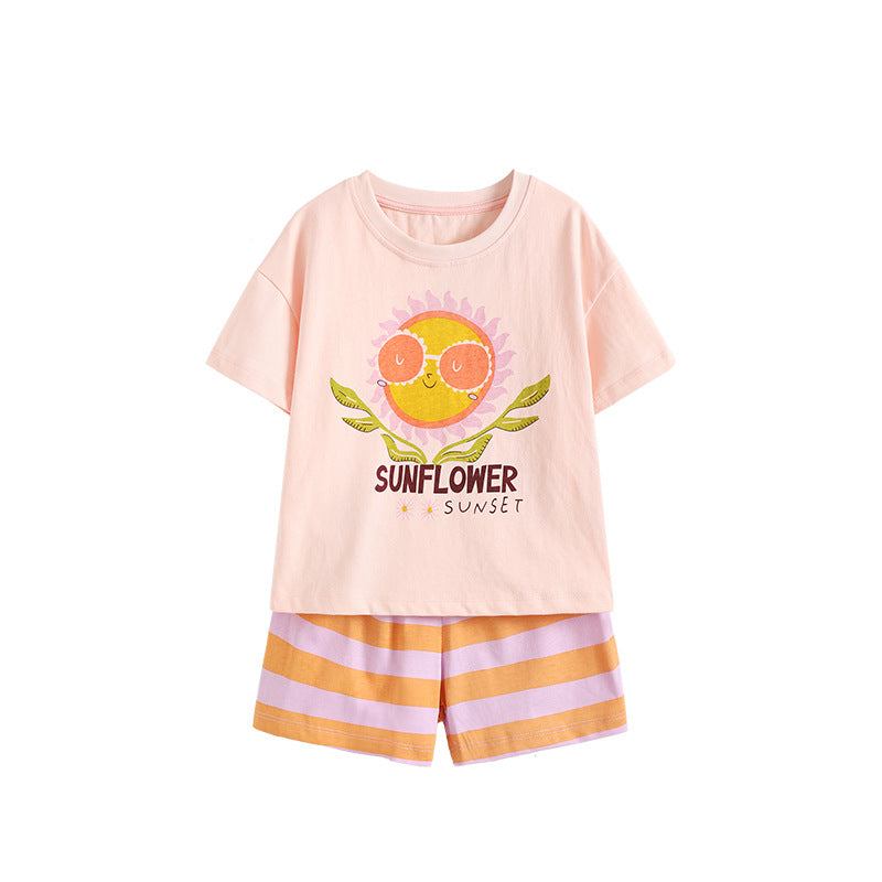 Summer New Style Girls' Pajama Set