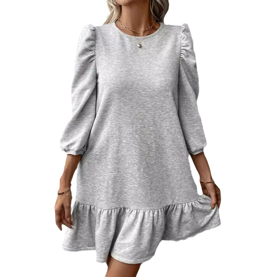 European And American Women's Long Sleeve T-shirt Long Knitwear