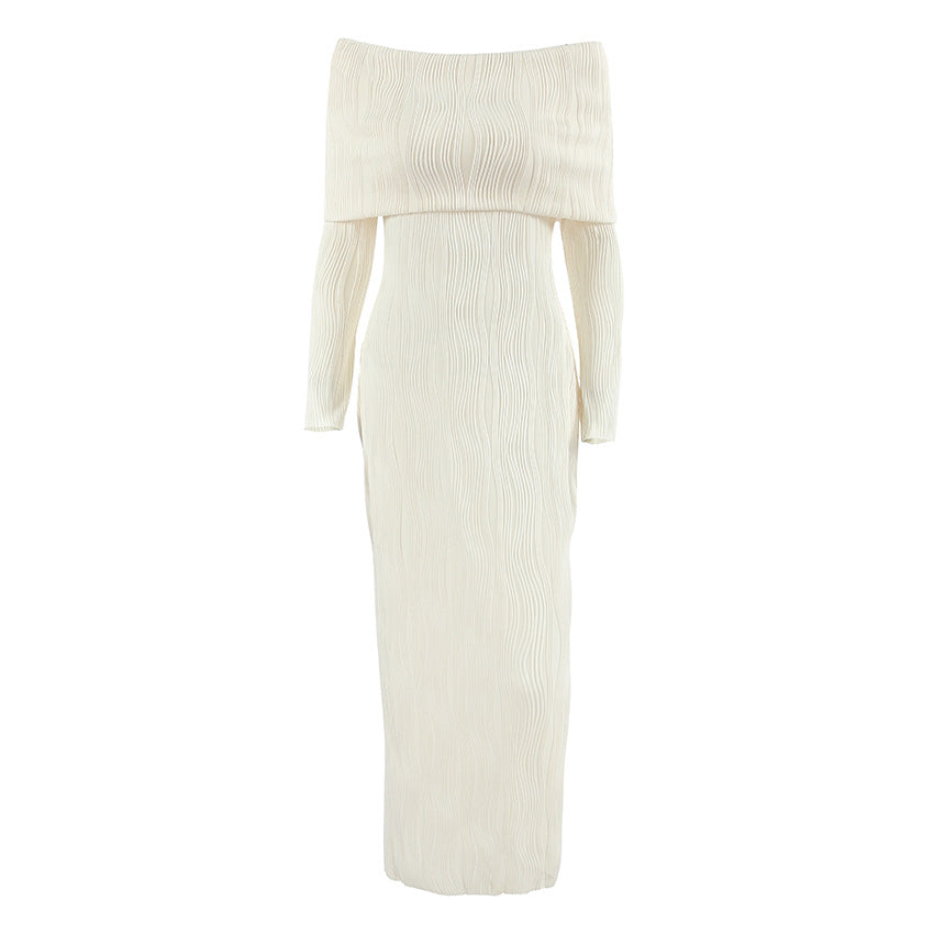 Sexy Off Shoulder Knitted Dress For Women