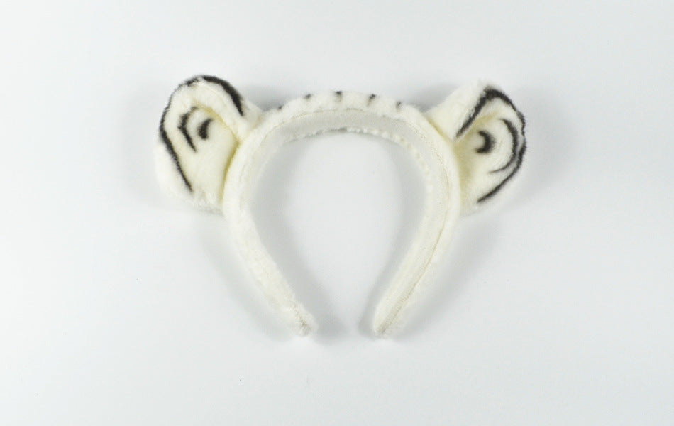 Plush Toy Zoo Children Props Tiger Paw Gloves Hand Warmer Pillow