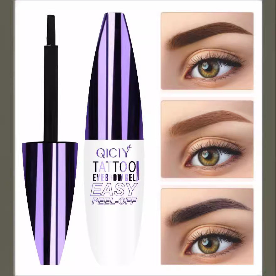 Tattoo Easy Peel Off Eyebrow Gel Cream Types Long-Lasting Smudge-Proof Sweat Resistant Waterproof Cosmetics