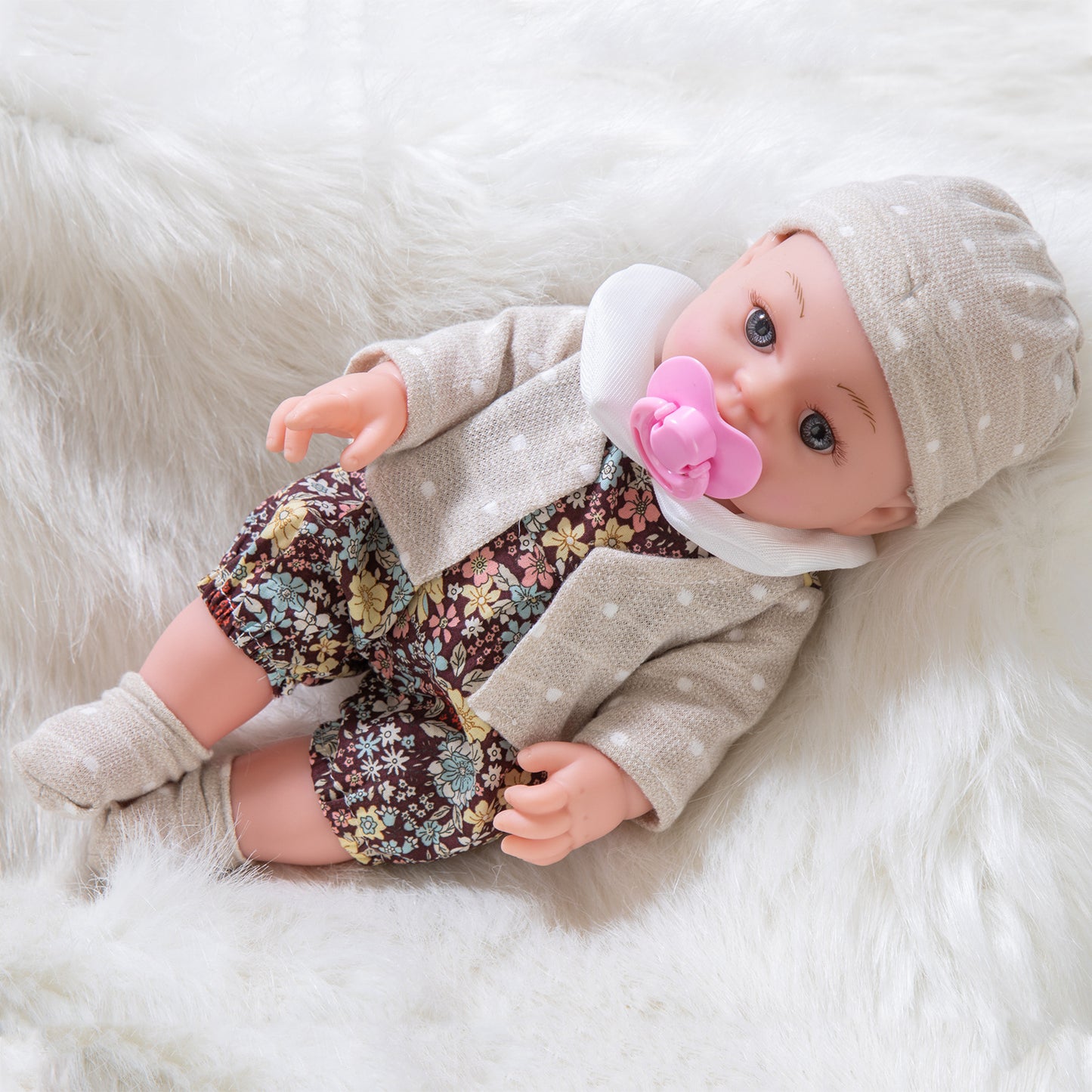 Fashion Baby Doll Full Vinyl Can Be Changed Doll Clothes Suit